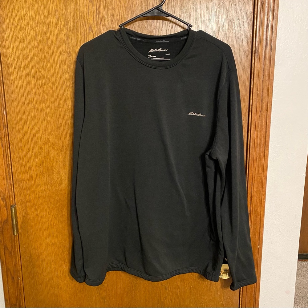 Men’s Extra Large Eddie Bauer Long Sleeve Waffle Fleece Shirt